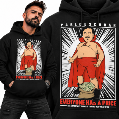 BLUZA Z KAPTUREM PABLO ESCOBAR LUCHADOR
